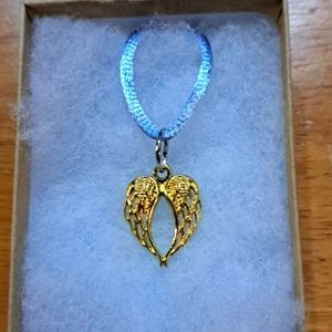 Gold Angel Wings Necklace